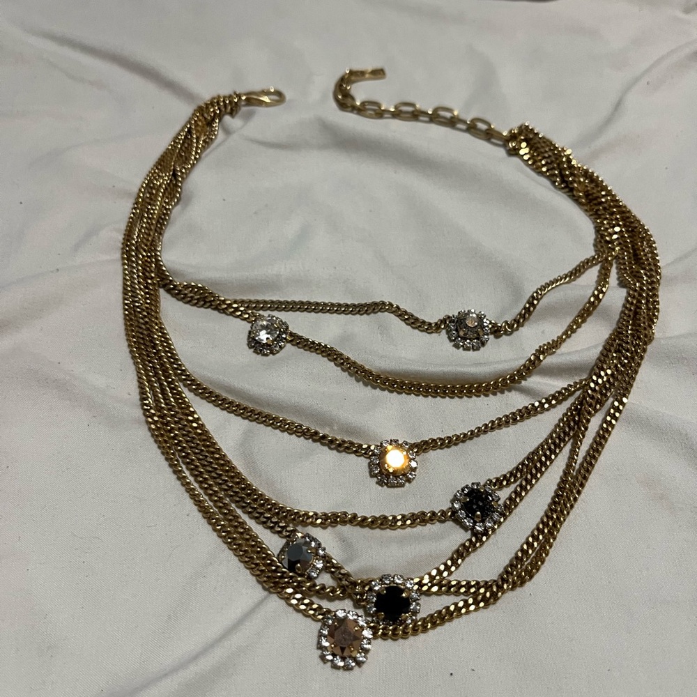 Anthropologie layered chain necklace